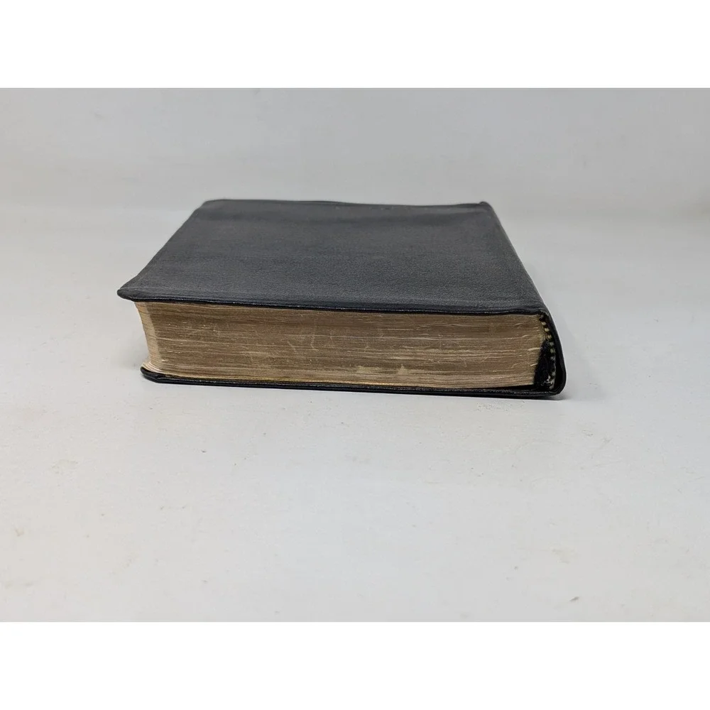 NIV Classic Reference Edition Bible 1988 Top Grain Black Leather‎ Zondervan USA